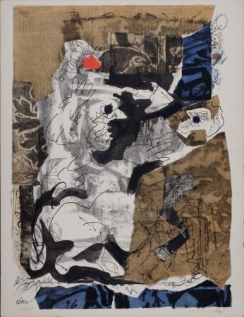 Lithograph Clavé - Les dieux aventuriers et le talisman, 1966