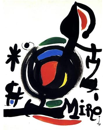 Lithograph Miró - Les Esencies de la Terra