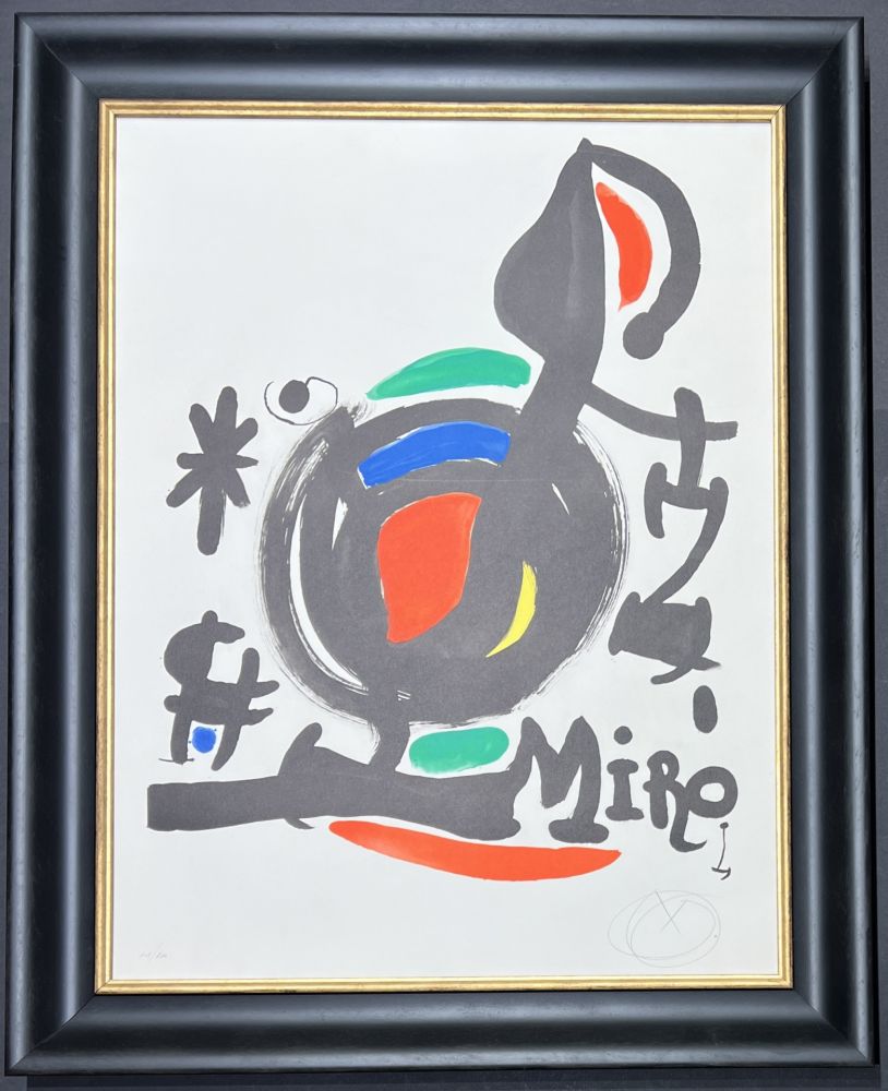 Lithograph Miró - Les essències de la terra