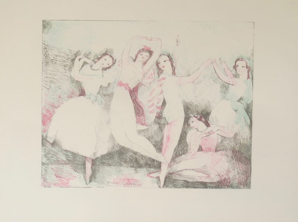 Lithograph Laurencin - Les fetes de la danse