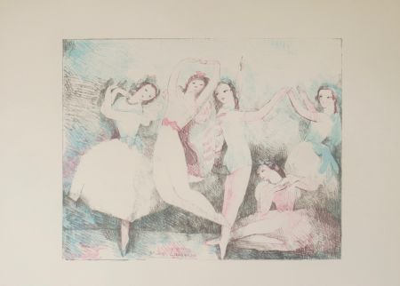 Lithograph Laurencin - Les fetes de la danse