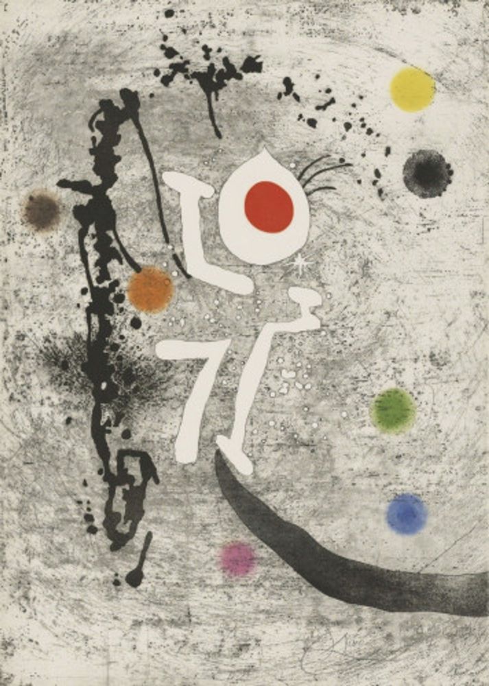 Etching And Aquatint Miró - Les Formigues