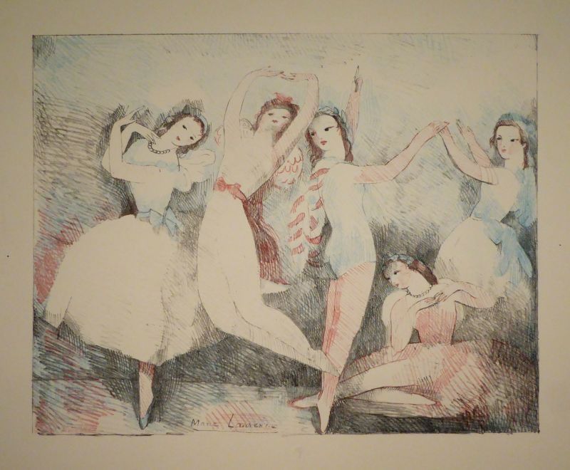 Lithograph Laurencin - Les fêtes de la danse