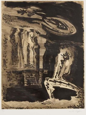 Etching And Aquatint Masson - Les gardiennes du Silence I