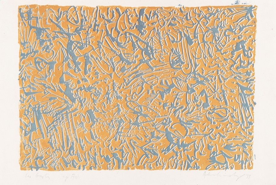 Lithograph Alechinsky - Les gestes