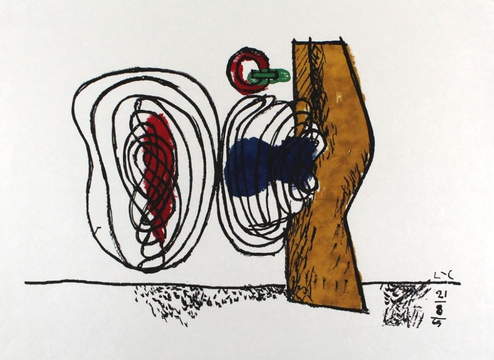 Lithograph Le Corbusier - Les huits