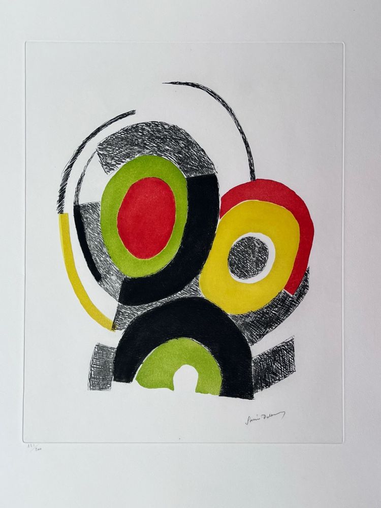 Etching And Aquatint Delaunay - Les illuminations de Rimbaud