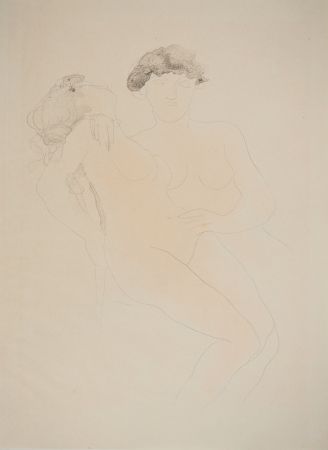 Lithograph Rodin - Les jeunes amants