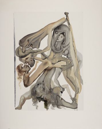 Woodcut Dali - Les Limbes, 1963