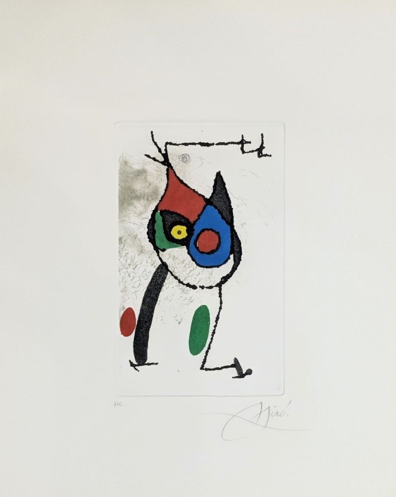 Etching And Aquatint Miró - Les Magies 