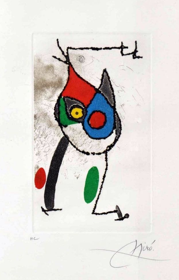 Etching Miró - Les Magies