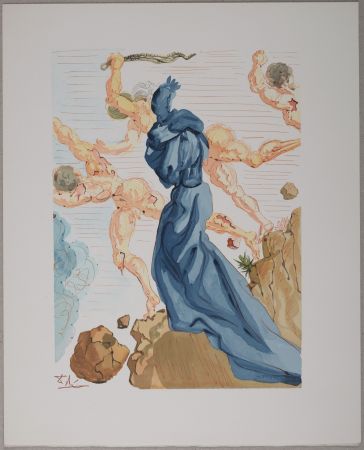 Lithograph Dali - Les Margelles du Phlégéton