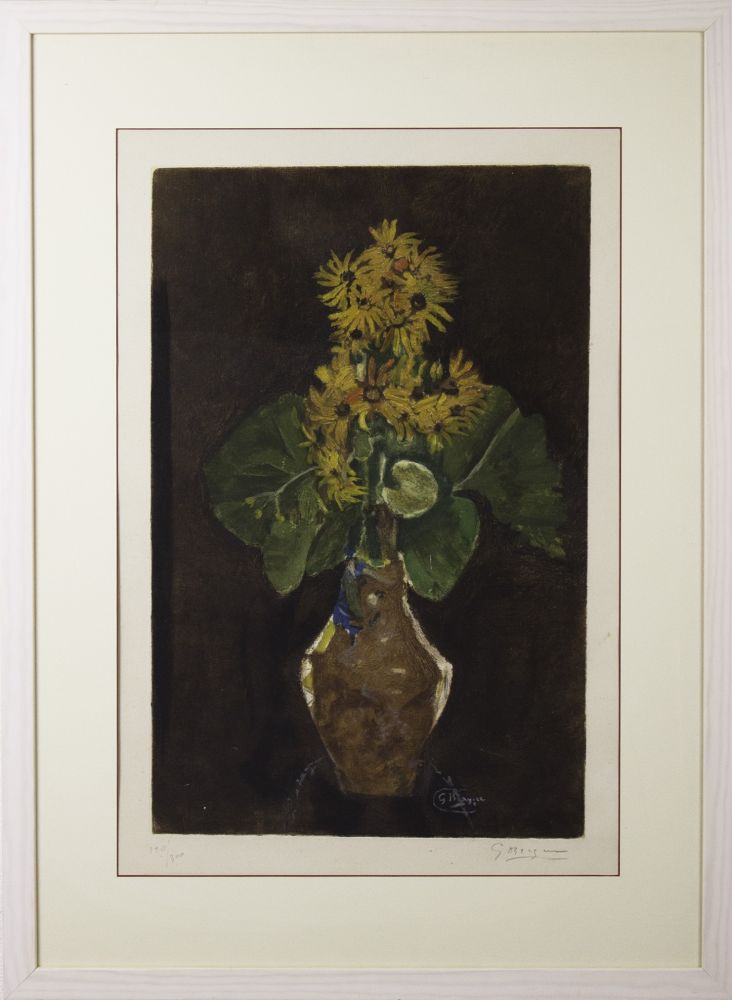 Engraving Braque - Les marguerites