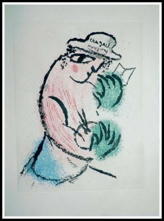 Engraving Chagall - LES MAUVAIS SUJETS - Planche 1