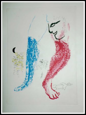 Engraving Chagall - LES MAUVAIS SUJETS - Planche 10