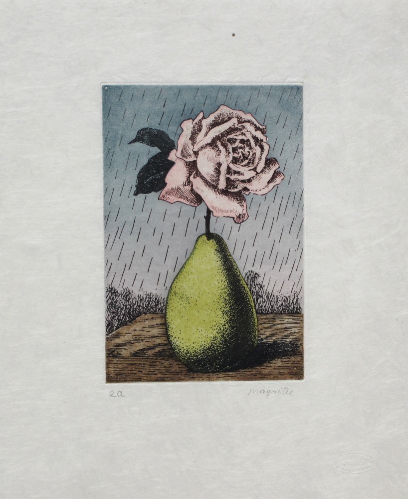 Etching And Aquatint Magritte - Les moyens d'existence