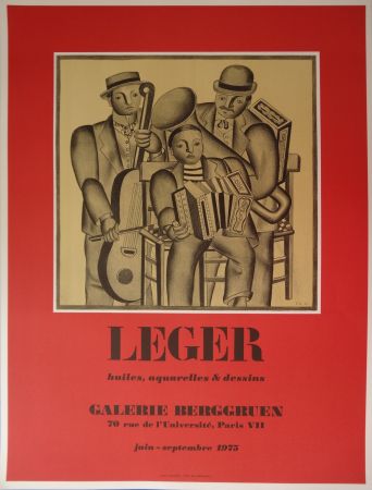 Illustrated Book Leger - Les Musiciens (Fanfare)