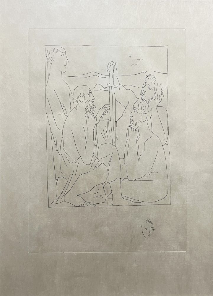 Engraving Picasso - Les Métamorphoses : RÉCITS DE NESTOR SUR LA GUERRE DE TROIE (1931)