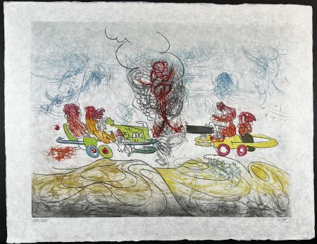 Etching Matta - Les Oh! Tomobiles Plate 4