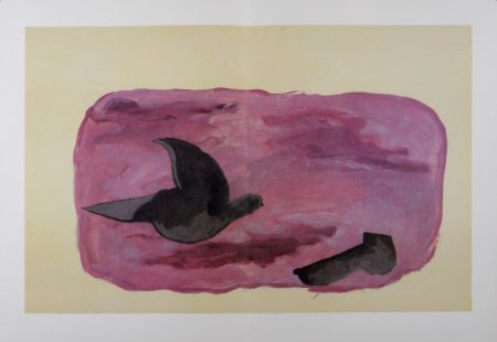 Lithograph Braque - Les Oiseaux #II, 1967