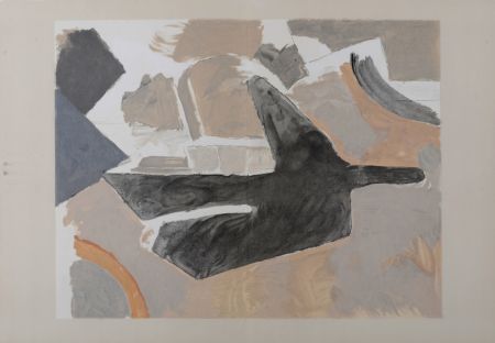 Lithograph Braque - Les Oiseaux #III, 1967