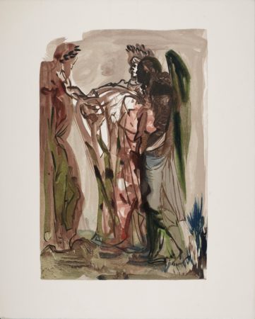 Woodcut Dali - Les Orgueilleux, 1963