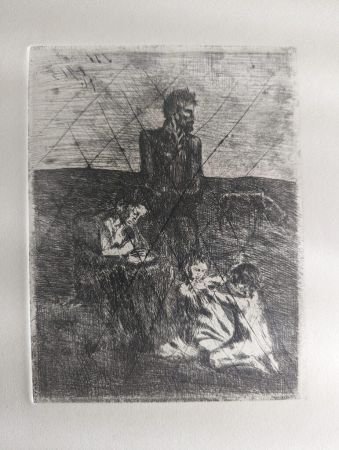 Etching Picasso - Les pauvres