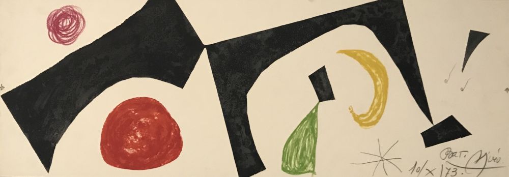 Lithograph Miró - Les Penalites de l'Enfer ou Les Nouvelles-Hebrides 7