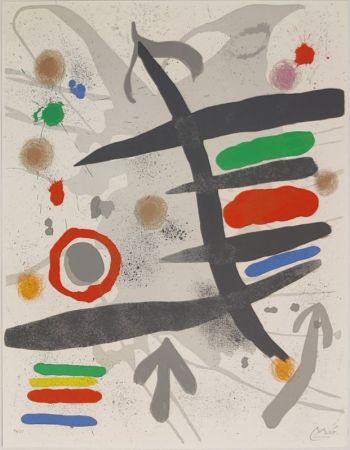 Lithograph Miró - Les Perseides 