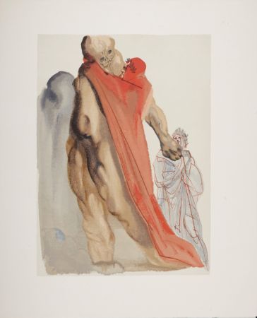 Woodcut Dali - Les reproches de Virgile, 1963