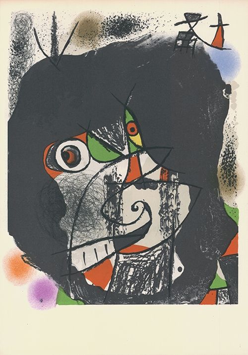 Lithograph Miró - Les révolutions scéniques du XXe siècle I, 1975