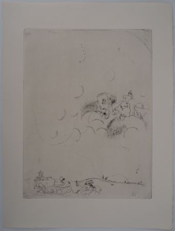 Etching Chagall - Les rêves de Tchitchikov