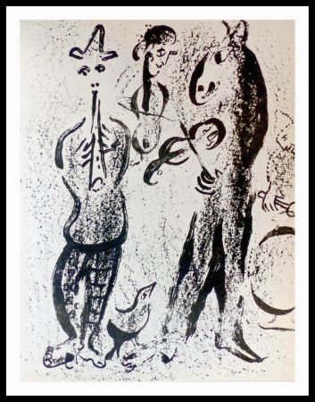 Lithograph Chagall - LES SALTIMBANQUES