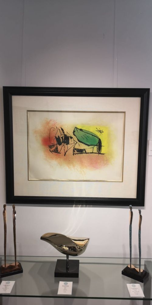 Etching And Aquatint Miró - Les Scarabees 