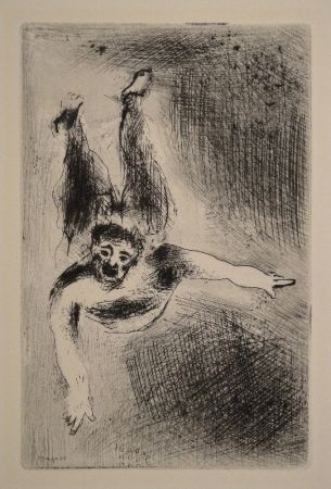 Engraving Chagall - Les sept Peches capitaux: La Colere
