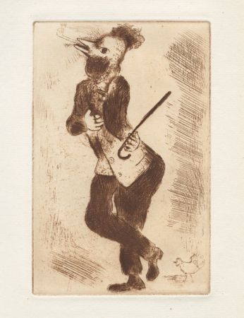 Etching Chagall - Les Sept péchés capitaux (The Seven Deadly Sins),