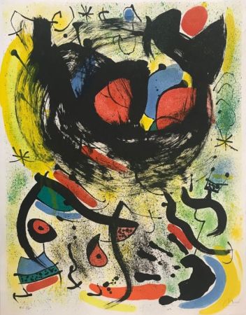 Lithograph Miró - Les Voyants 