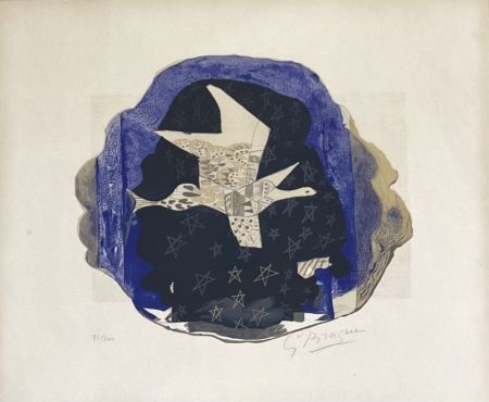 Lithograph Braque - Les étoiles 