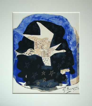 Lithograph Braque - Les étoiles