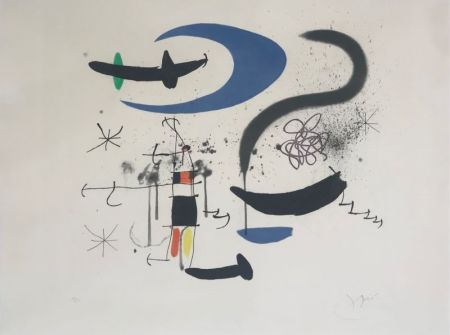 Etching And Aquatint Miró - L'escalier de la nuit 