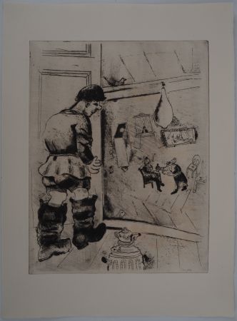 Etching Chagall - L'espion (Prochka)