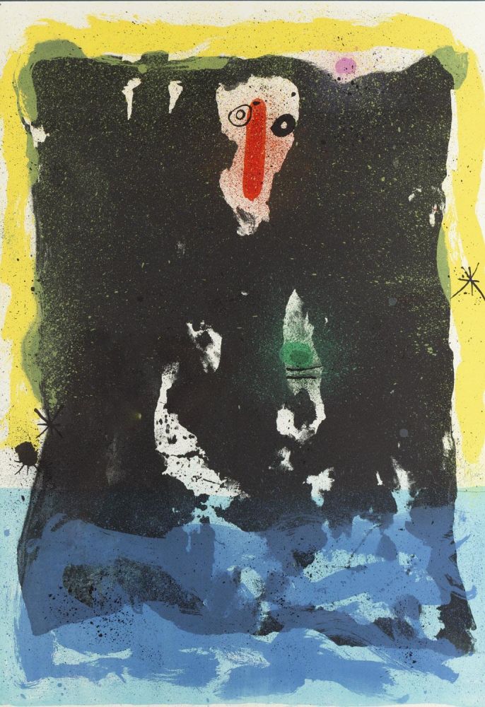 Lithograph Miró - L’esprit