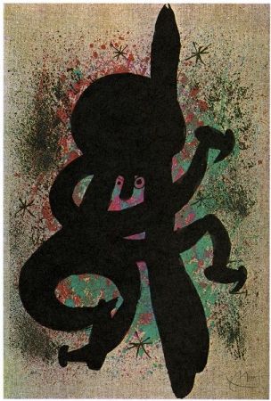 Lithograph Miró - L'esquimo fiévreux / The feverish eskimo