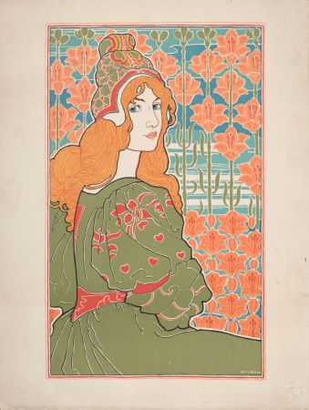 Lithograph Rhead - L'Estampe Moderne : Jane, 1897