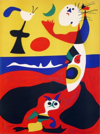 Lithograph Miró - L’Ete (Summer)