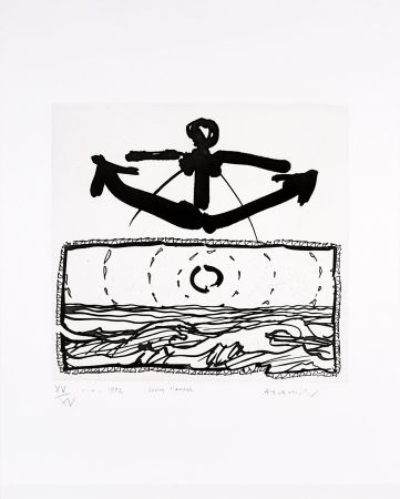Etching And Aquatint Alechinsky - Lever L’encre