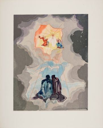 Woodcut Dali - L'Extase de Dante, 1963
