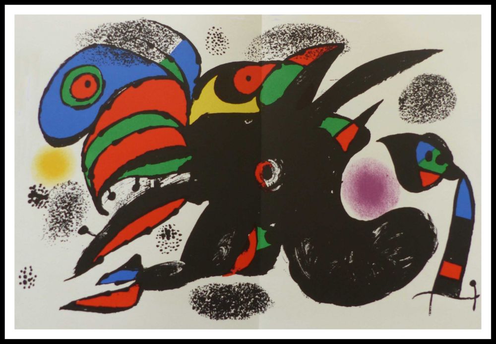 Lithograph Miró - L'extrême origine 