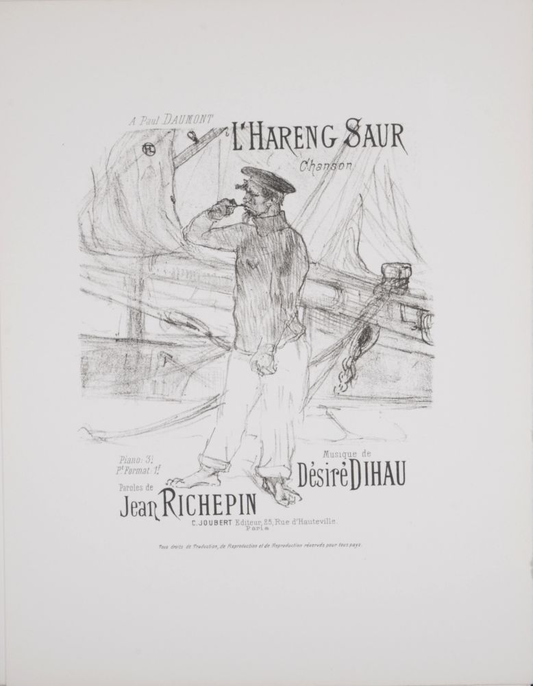Lithograph Toulouse-Lautrec - L'Hareng Saur, 1895