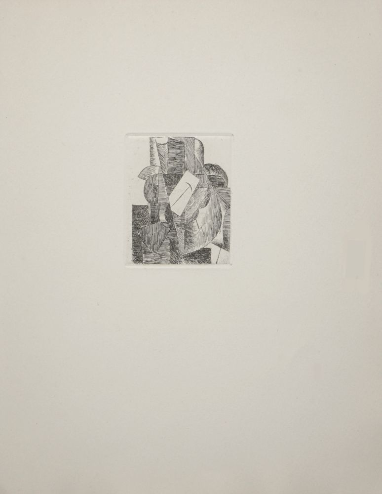 Etching Picasso - L'Homme au chapeau, 1947
